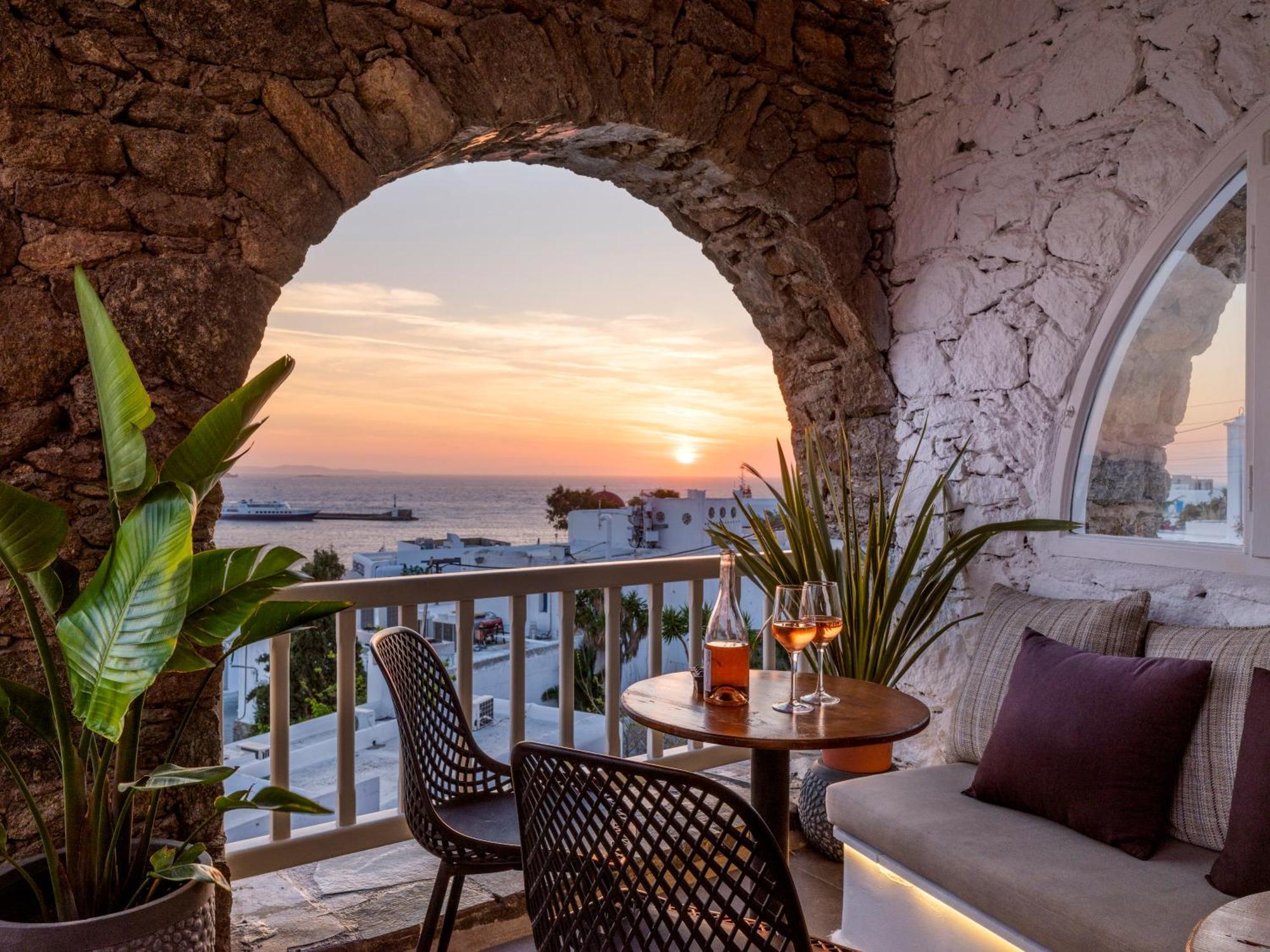 Yalos Sunset View Private Couette-café Mykonos Town